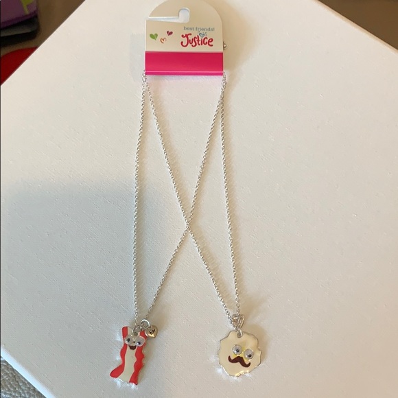 Bacon and Egg BFF necklaces - Picture 1 of 2